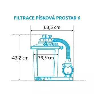 Marimex ProStar 6 piesková filtrácia Marimex ProStar 6 piesková filtrácia