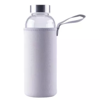 Steuber Fľaša sklenená s obalom 500 ml, šedá