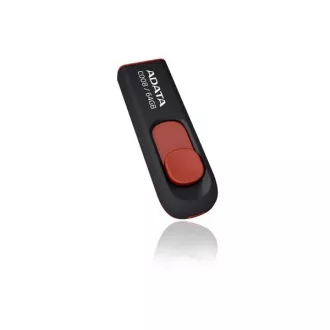 ADATA Flash Disk 64GB C008, USB 2.0 Classic, čierna