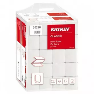 Uteráky pap. ZZ Katrin Classic 2vrs. biele recykl 4000ks krab Uteráky pap. ZZ Katrin Classic 2vrs. biele recykl 4000ks krab