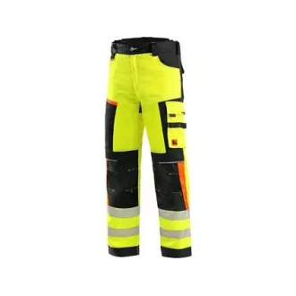 Nohavice CXS BENSON výstražné, pánske, žlto-čierne, veľ. 54