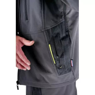 OLZA softshellová bunda šedá XXXL OLZA softshellová bunda šedá XXXL