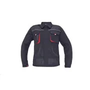 FF CARL BE-01-002 bunda čierna/červená 58