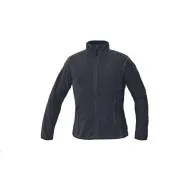 GOMTI bunda fleece dámska čierna XL