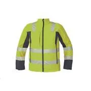 MALTON softshell. bunda HV žltá M