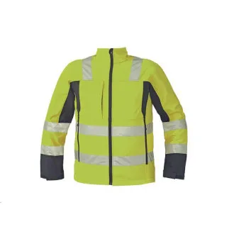MALTON softshell. bunda HV žltá M MALTON softshell. bunda HV žltá M