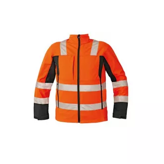 MALTON softshell. bunda HV oranžová M MALTON softshell. bunda HV oranžová M