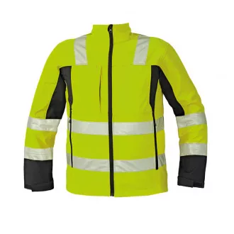 MALTON softshell. bunda HV oranžová M MALTON softshell. bunda HV oranžová M