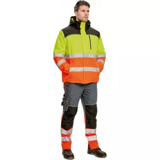 KNOXFIELD HV WINTER parka žltá L