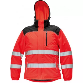 KNOXFIELD HV WINTER parka oranžová 5XL
