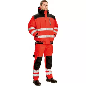 KNOXFIELD HV WINTER pilot červená 3XL