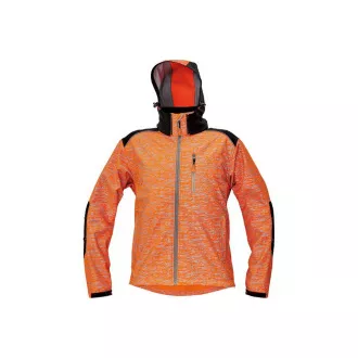KNOXFIELD printed softshell červená S