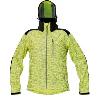 KNOXFIELD printed softshell červená M