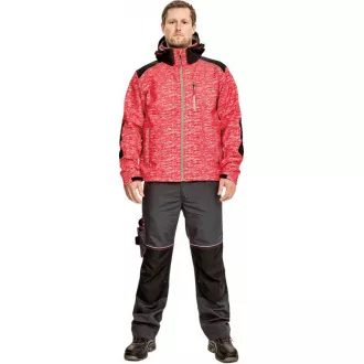 KNOXFIELD printed softshell žltá M