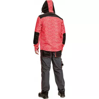 KNOXFIELD printed softshell žltá XL