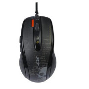 A4tech F5, V-Track herná myš, až 3000DPI, pamäť 160kB, 7 tlačidiel, USB, čierna