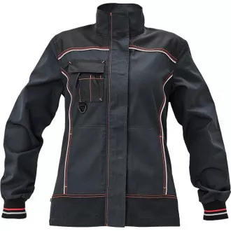 KNOXFIELD LADY bunda antracit/červená 46