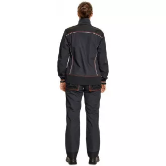 KNOXFIELD LADY bunda antracit/červená 54