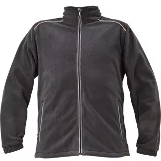 KNOXFIELD fleece bun antracit/červ 3XL