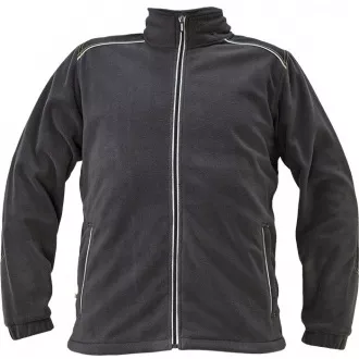 KNOXFIELD fleece bun antracit/žltá XS