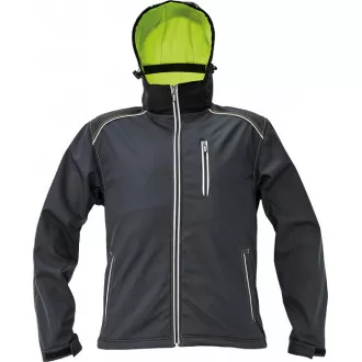 KNOXFIELD softshell bunda antrac/oranž S