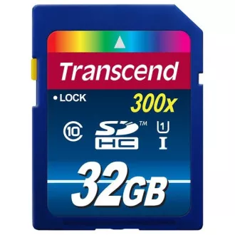 TRANSCEND SDHC karta 32GB Premium, Class 10 UHS-I, 300X TRANSCEND SDHC karta 32GB Premium, Class 10 UHS-I, 300X