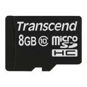 TRANSCEND MicroSDHC karta 8GB Class 10 8GB, bez adaptéra