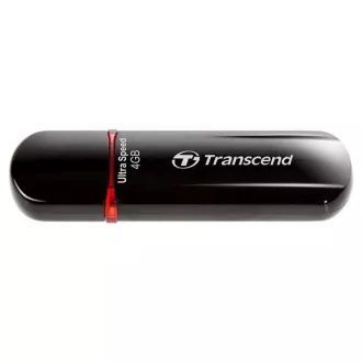 TRANSCEND Flash Disk 4GB JetFlash®600, USB 2.0 (R:20/W:10 MB/s) čierna/červená