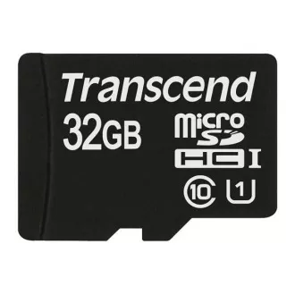 TRANSCEND MicroSDHC karta 32GB Premium, Class 10 UHS-I 300x, bez adaptéra