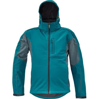 DAYBORO softshell bunda petrolejová 4XL