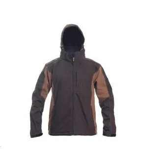 DAYBORO softshell bunda tm.hnedá L