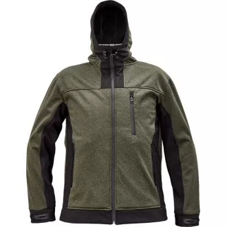 HUYER SOFTSHELL bunda šedá M