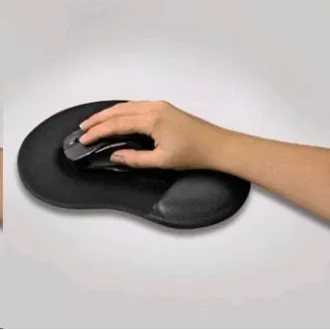 Hama ergonomická gelová podložka pod myš, čierna