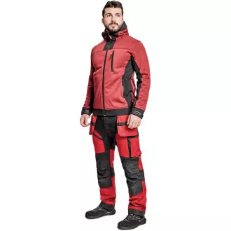 HUYER SOFTSHELL bunda royal modrá S