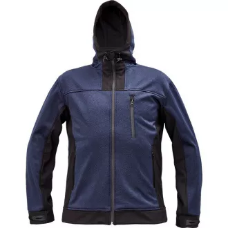HUYER SOFTSHELL bunda royal modrá S