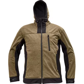 HUYER SOFTSHELL bunda čierna S