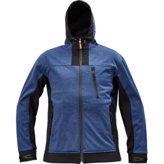 HUYER SOFTSHELL bunda čierna S
