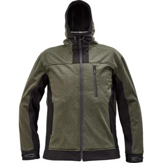 HUYER SOFTSHELL bunda čierna M