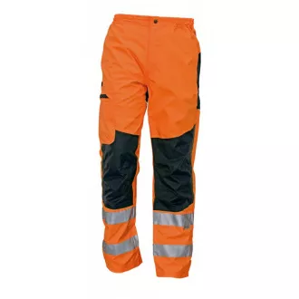TICINO nohavice HV oranžové/čierne XXL
