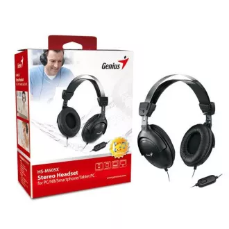 GENIUS slúchadlá s mikrofónom HS-M505X, single jack