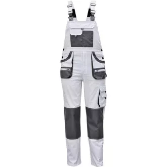 FF CARL BE-01-004 lacl nohavice biela/sivá 54