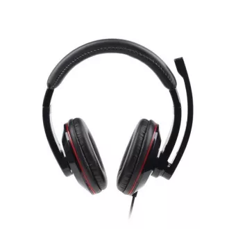 GEMBIRD slúchadlá s mikrofónom MHS-U-001 Gaming, čierna, USB