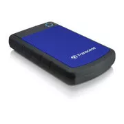 TRANSCEND externý HDD 2, 5" USB 3.0 StoreJet 25H3B, 1TB, Blue (nárazuvzdorný)