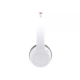 GEMBIRD slúchadlá s mikrofónom Berlin, Bluetooth, biela