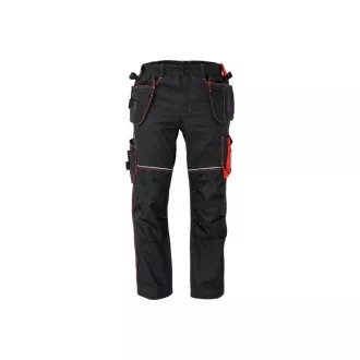 KNOXFIELD 320 nohavice antracit/oranž 46