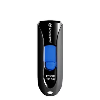 TRANSCEND Flash Disk 128GB JetFlash®790, USB 3.1 (R:90/W:40 MB/s) čierna/modrá