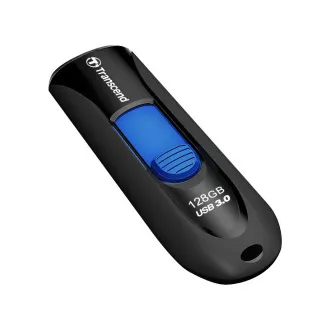 TRANSCEND Flash Disk 128GB JetFlash®790, USB 3.1 (R:90/W:40 MB/s) čierna/modrá