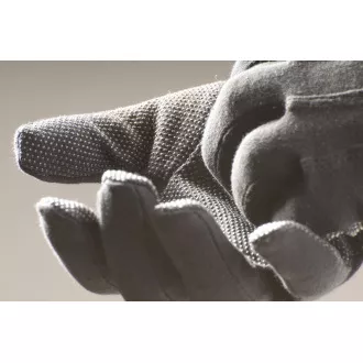 BUSTARD BLACK rukavice BA s PVC terčíkmi -12