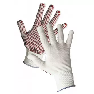 GANNET rukavice nylon., PVC terč. 9 GANNET rukavice nylon., PVC terč. 9