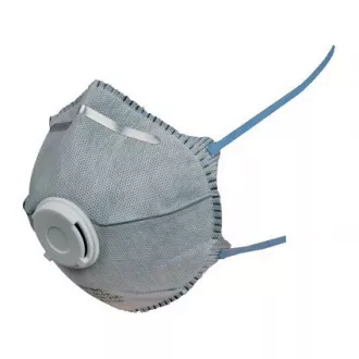 Filtračná polomaska CXS SPIRO P2, tvarovaná s ventilom a aktívnym uhlím